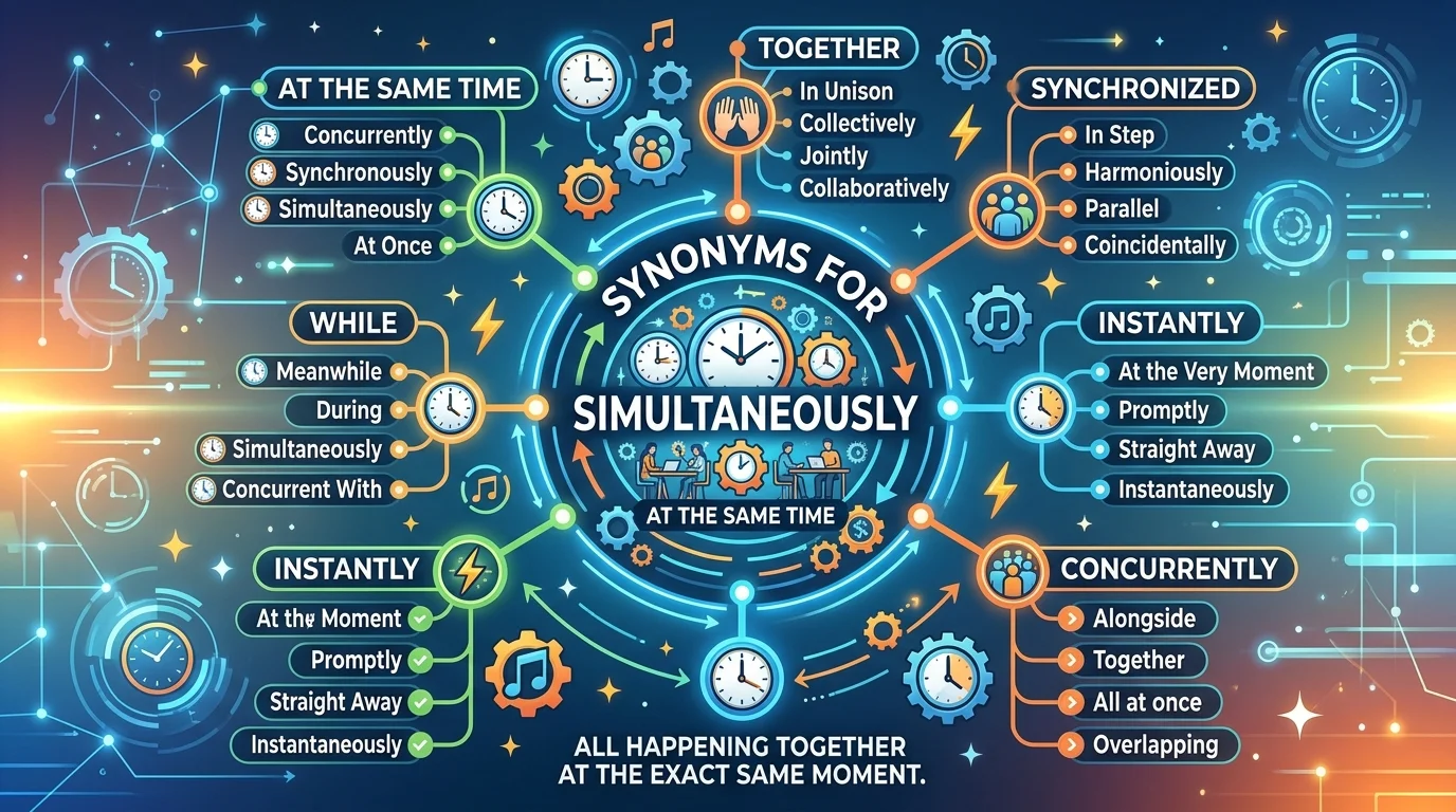 Common Collocations With “Simultaneously”