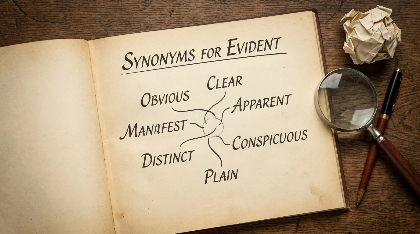 Evident Synonyms for Academic Writing