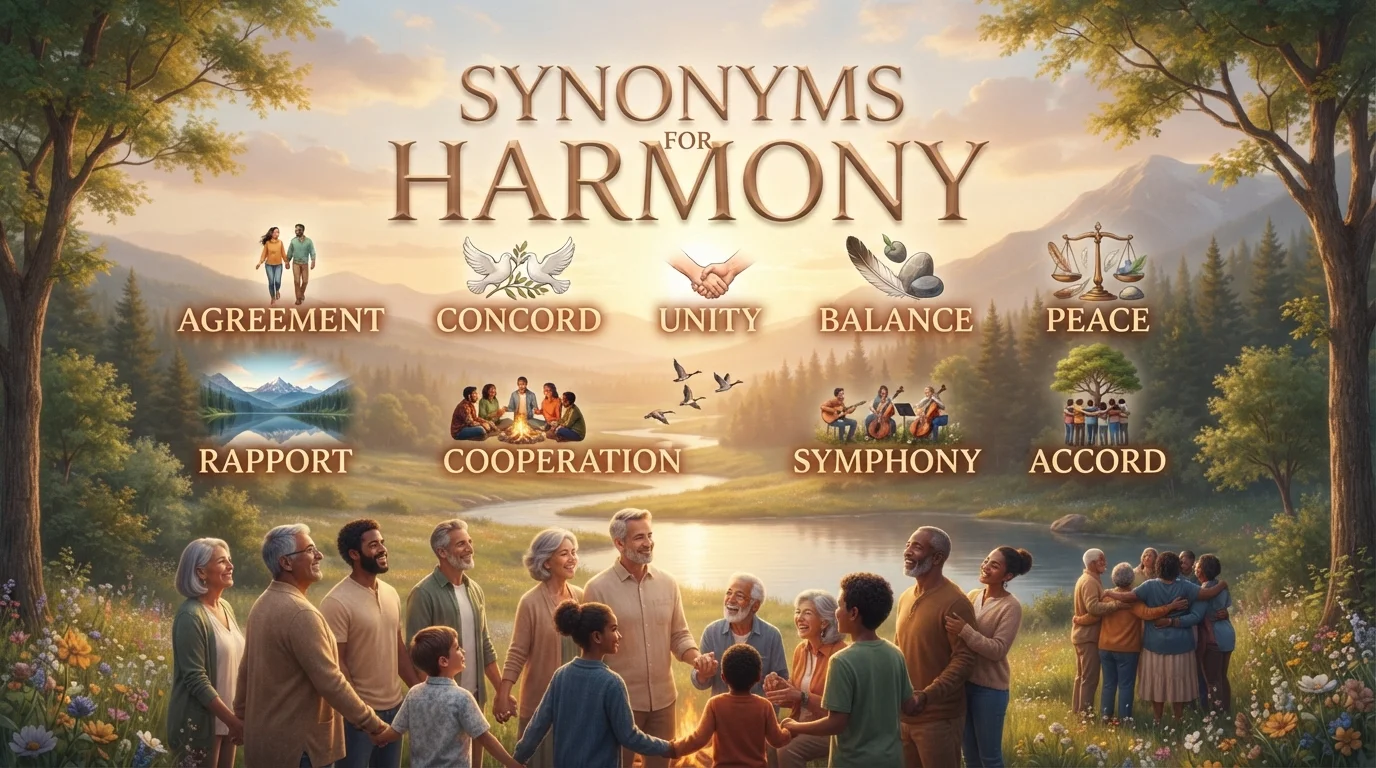 Synonyms for Harmony as Balance