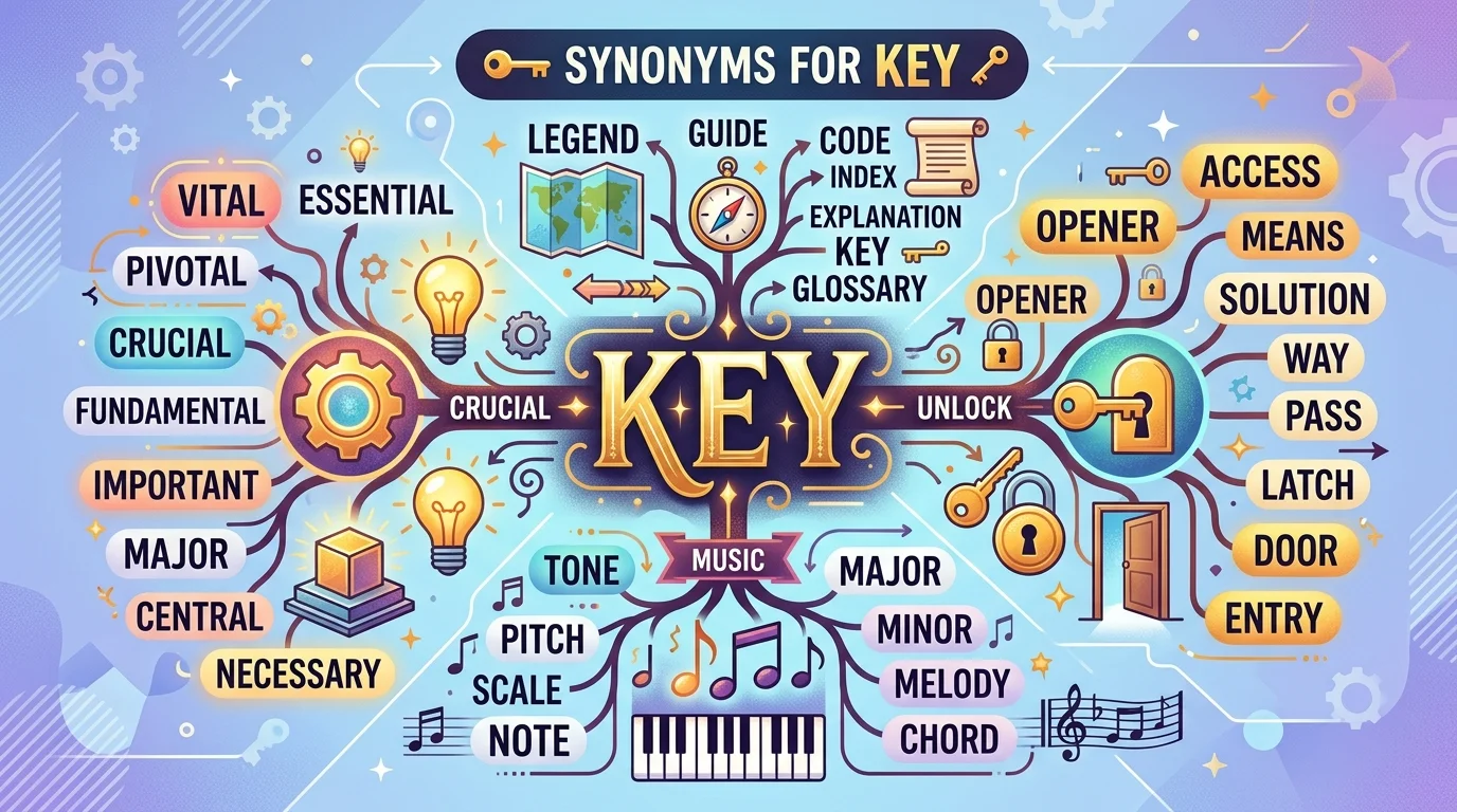 Synonyms for “Key” Meaning Important