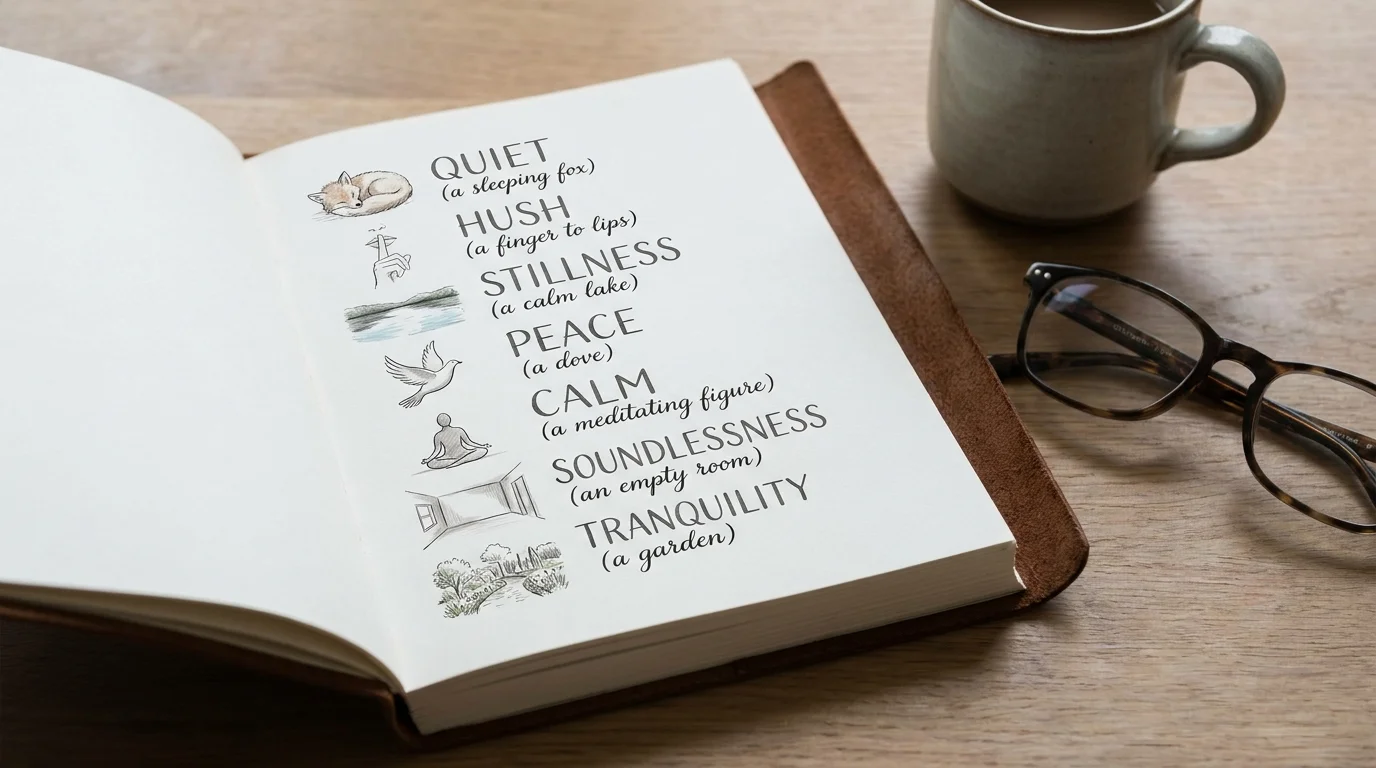 Synonyms for Silence as Absence of Speech