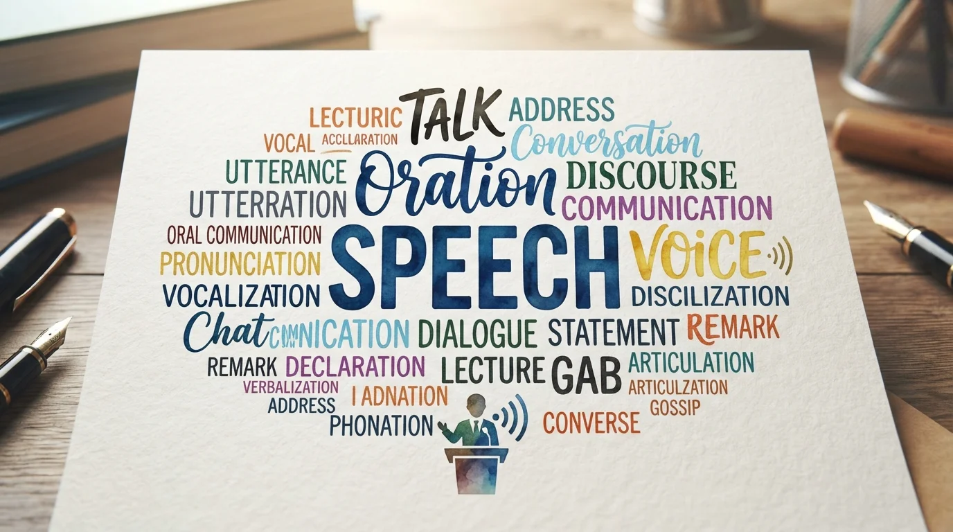 Synonyms for Speech by Purpose