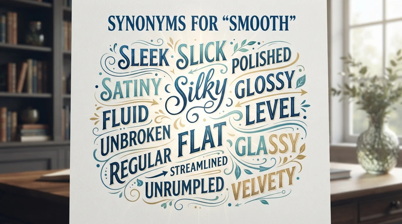 Synonyms for a Smooth Process