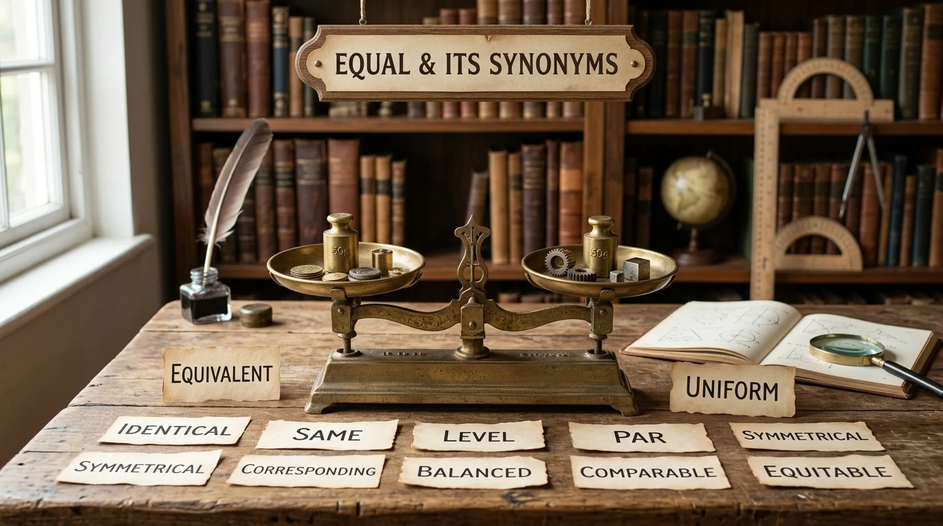 synonyms for equal
