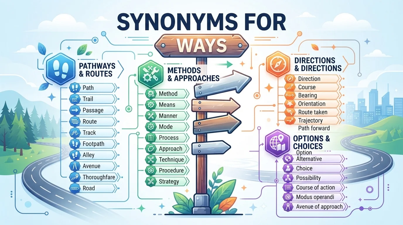 The Best Synonyms for Ways