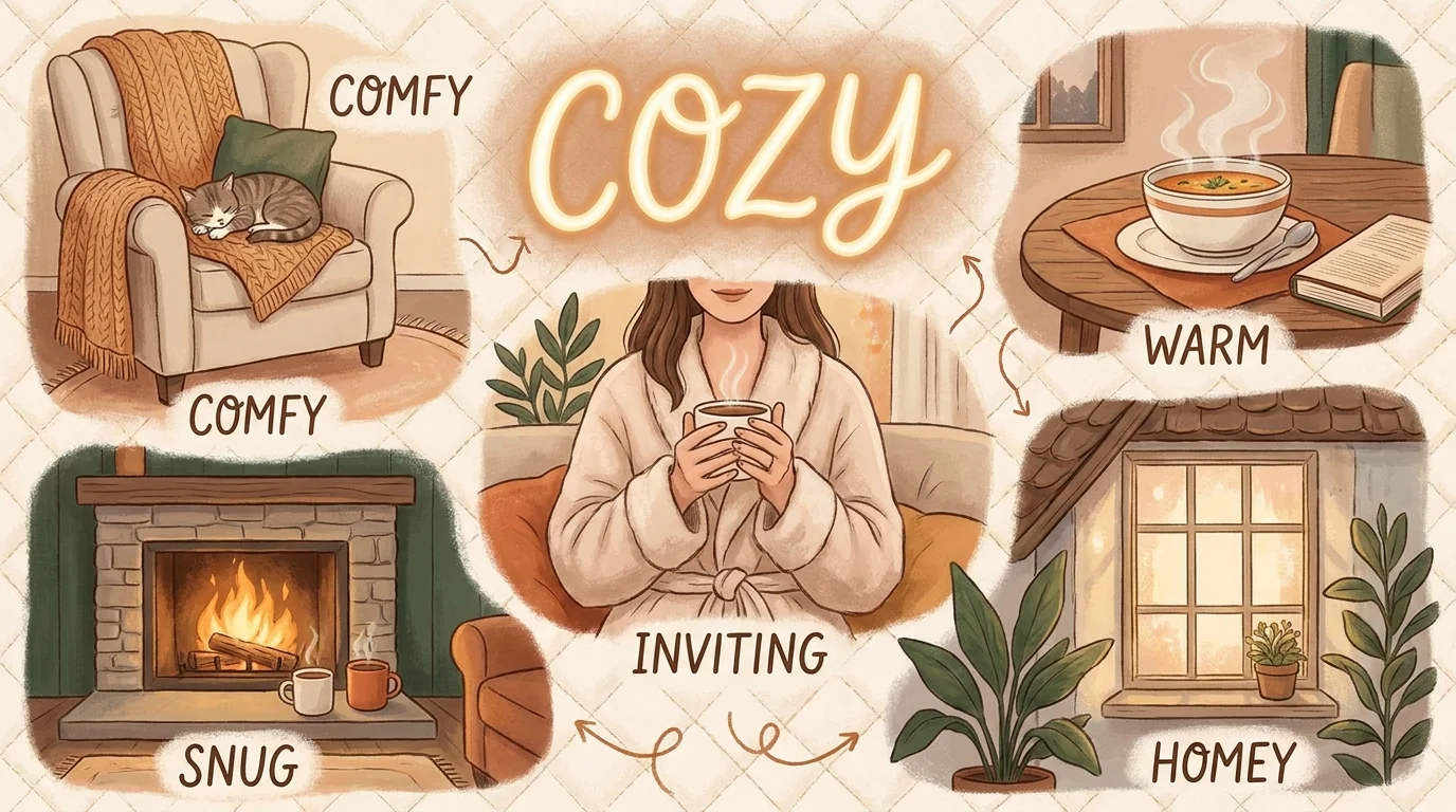 The Closest Synonyms for Cozy Comfortable