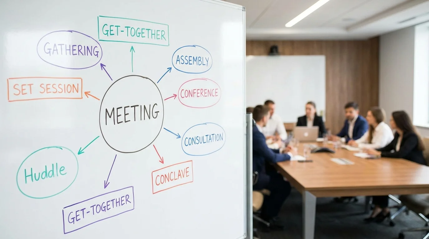 The Closest Synonyms for Meeting Gathering