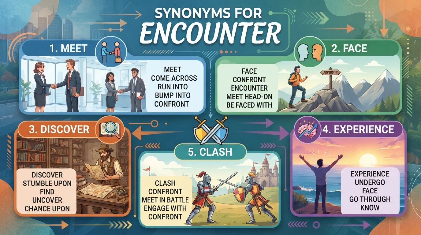 When Encounter Is Better Than a Synonym
