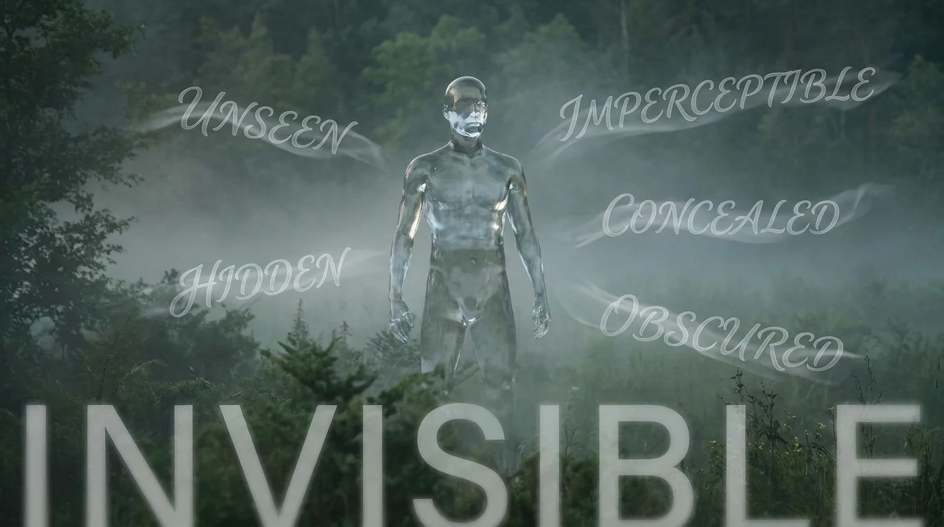When Not to Use a Synonym for Invisible