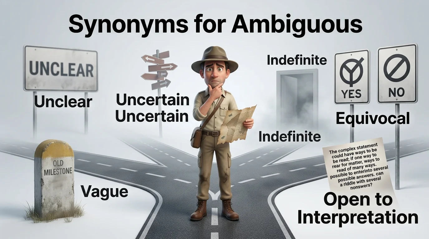 synonyms for ambiguous