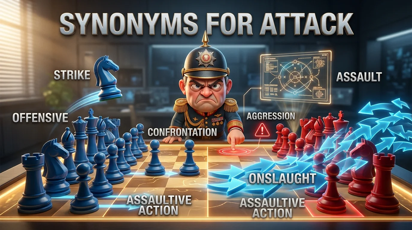 synonyms for attack