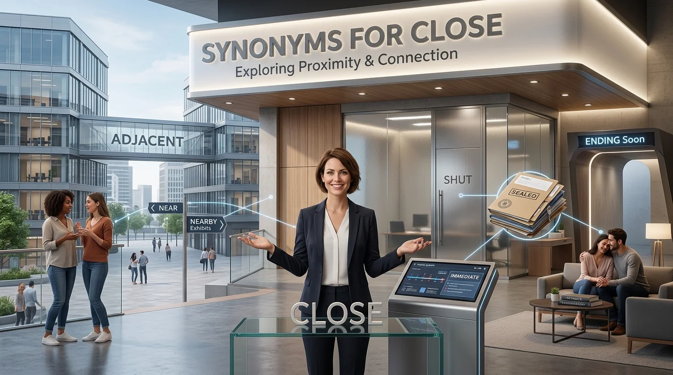 synonyms for close