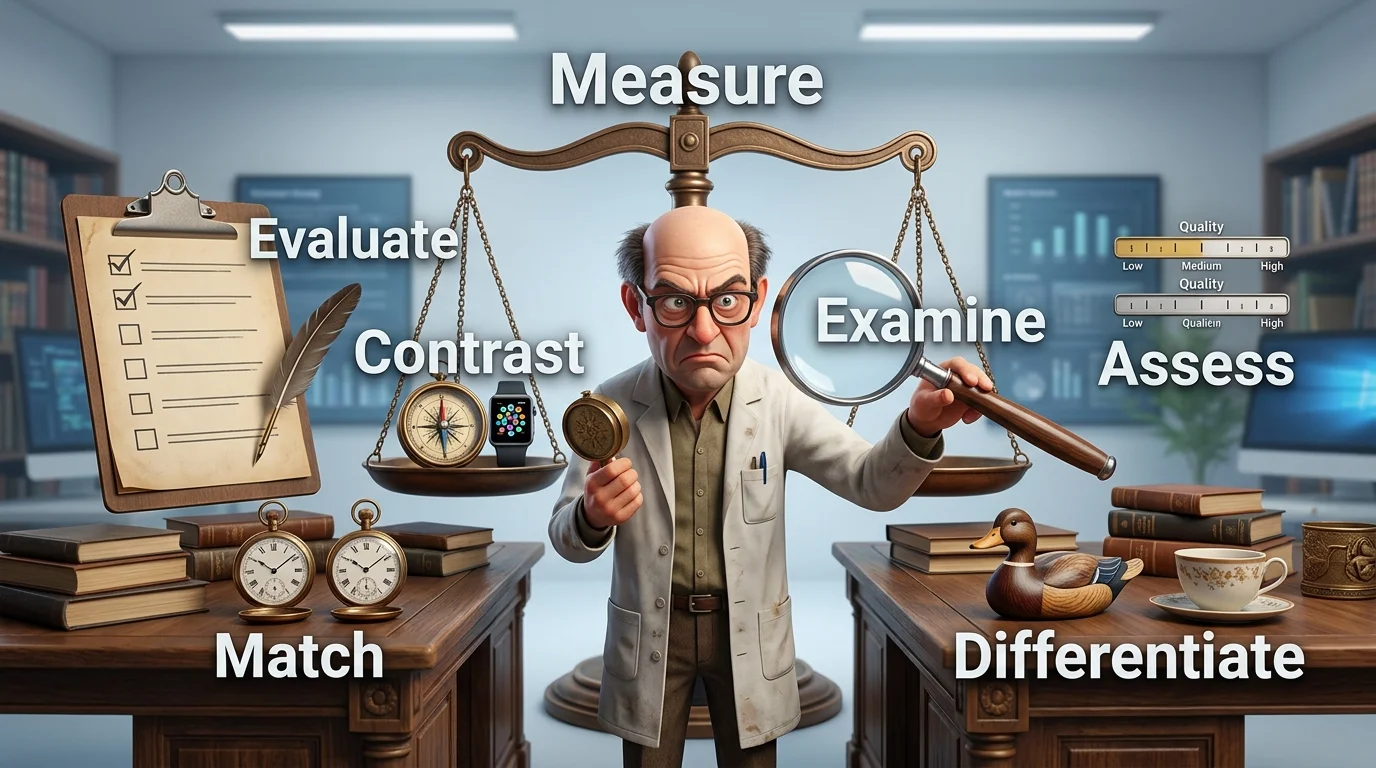 synonyms for compare