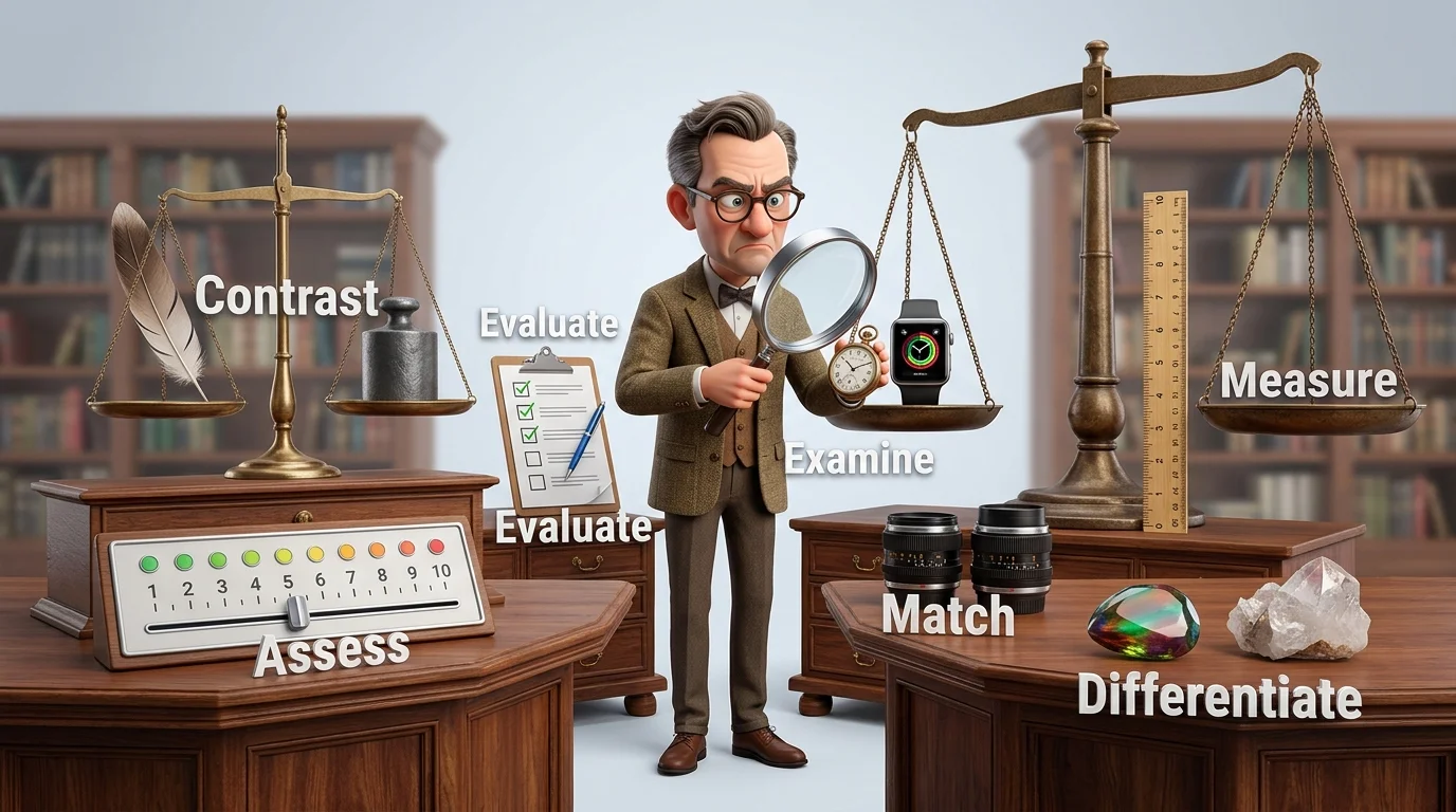 synonyms for compare