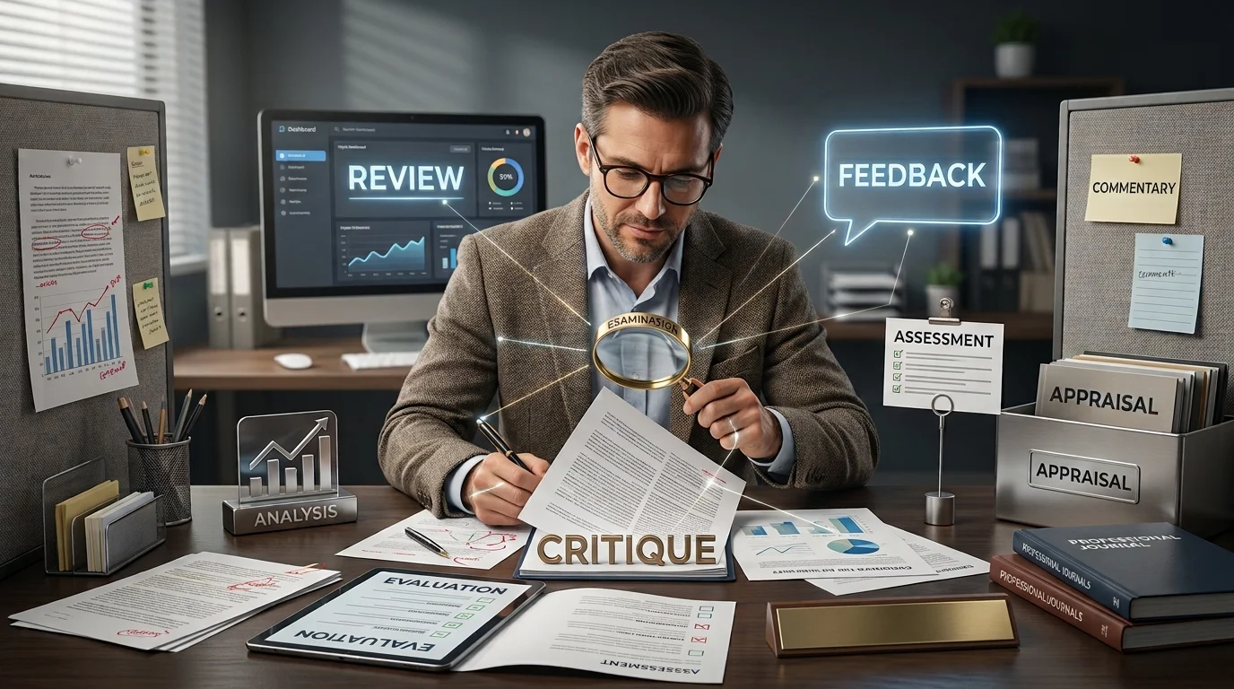 synonyms for critique