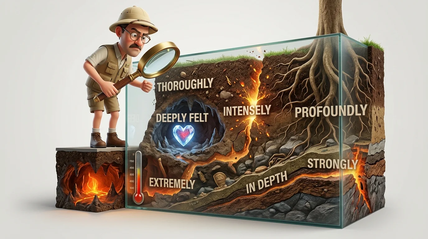 synonyms for deeply