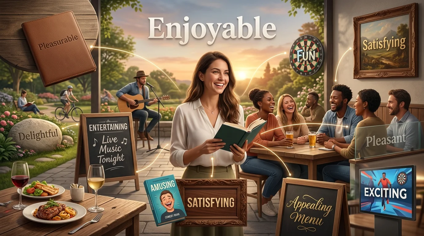 synonyms for enjoyable