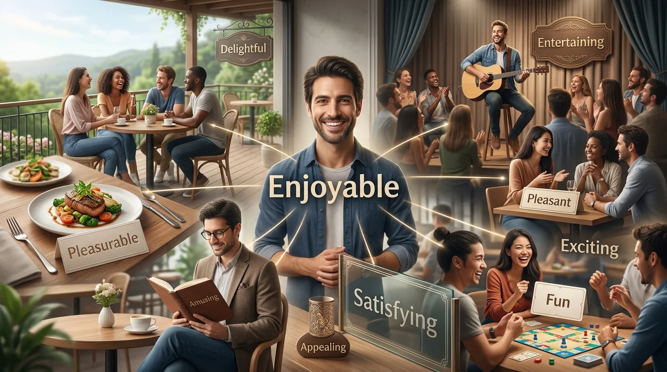 synonyms for enjoyable