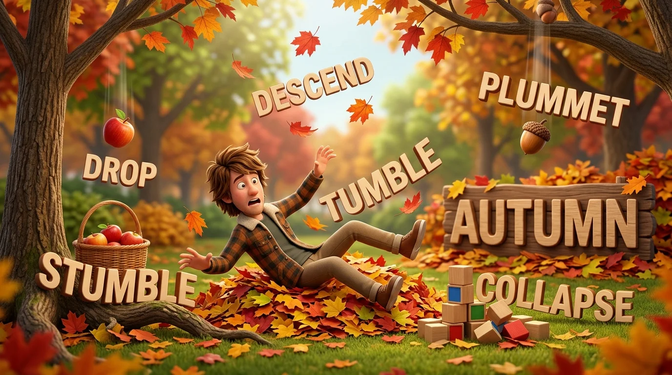 synonyms for fall