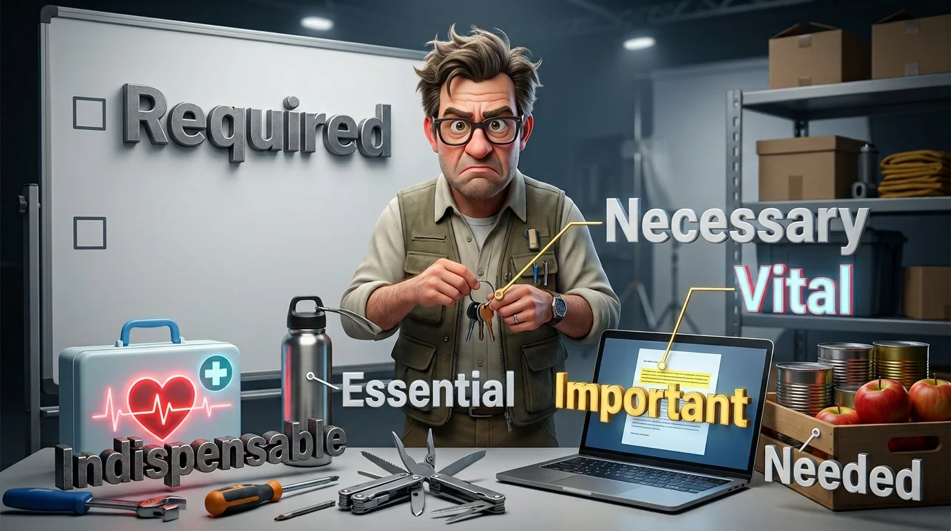 synonyms for needed