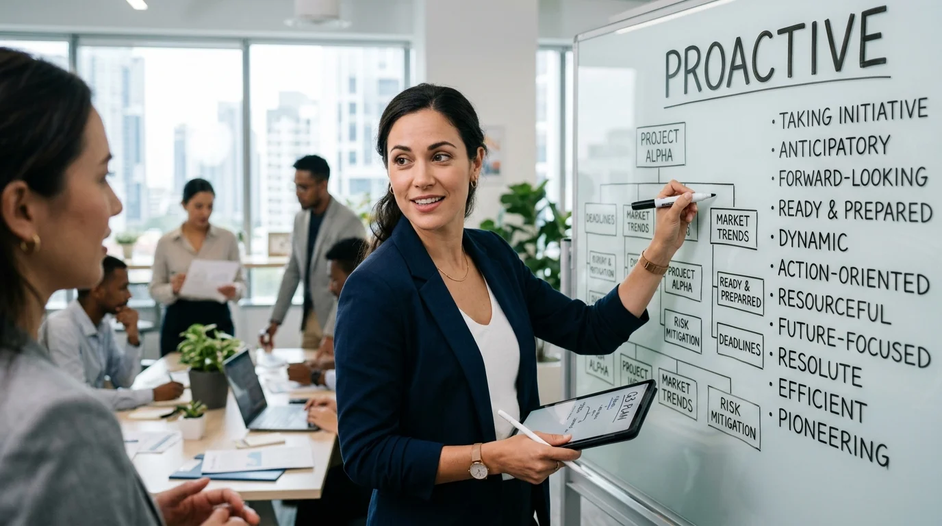 synonyms for proactive