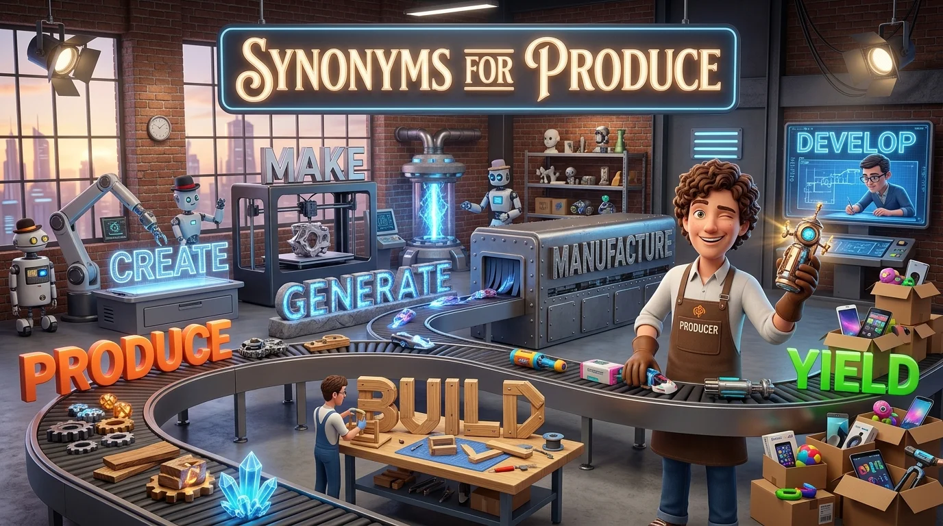 synonyms for produce