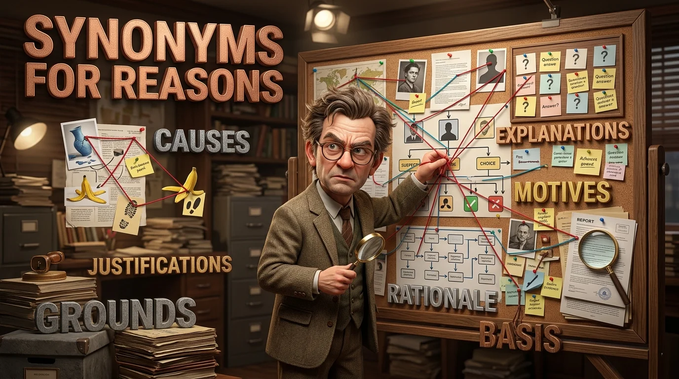 synonyms for reasons