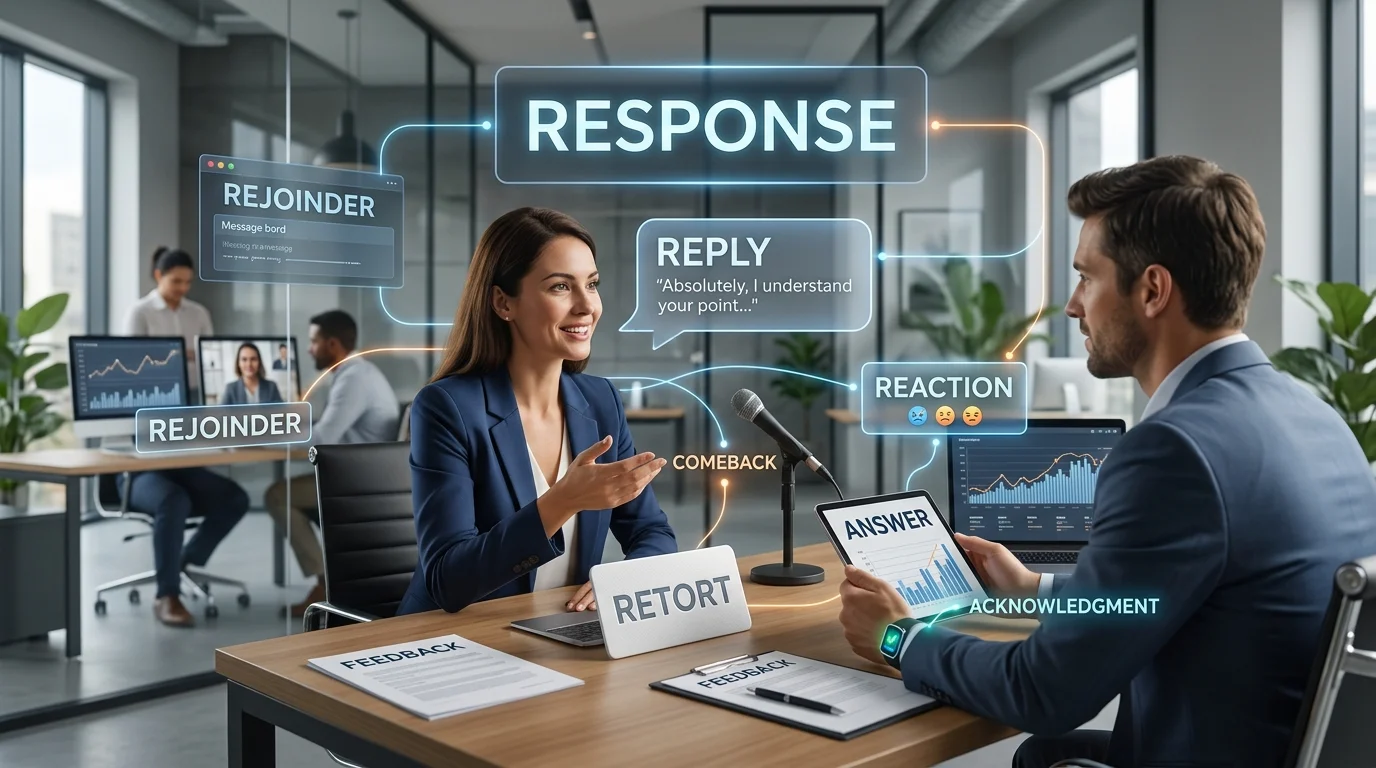 synonyms for response