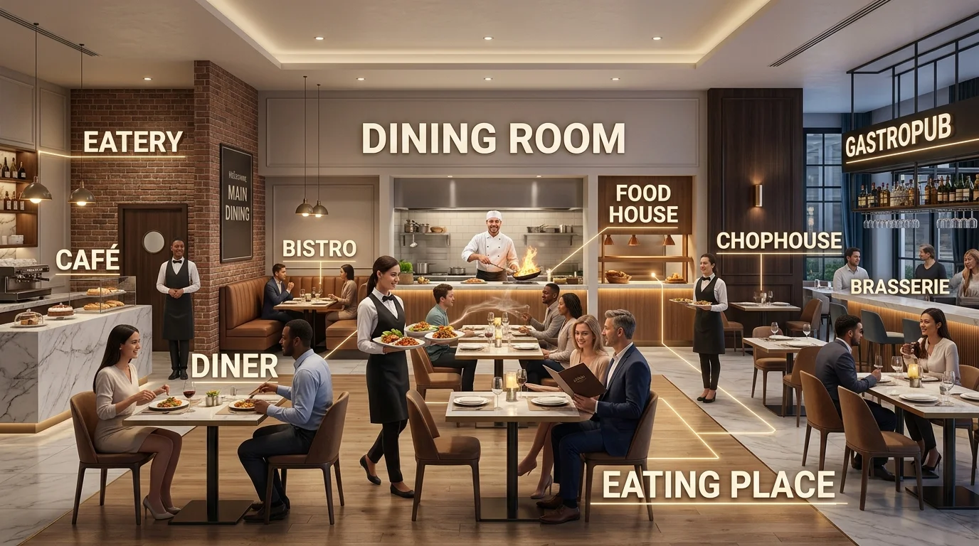synonyms for restaurant