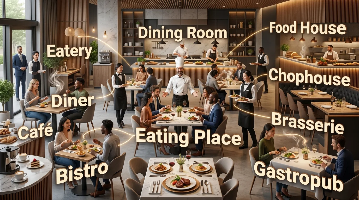 synonyms for restaurant