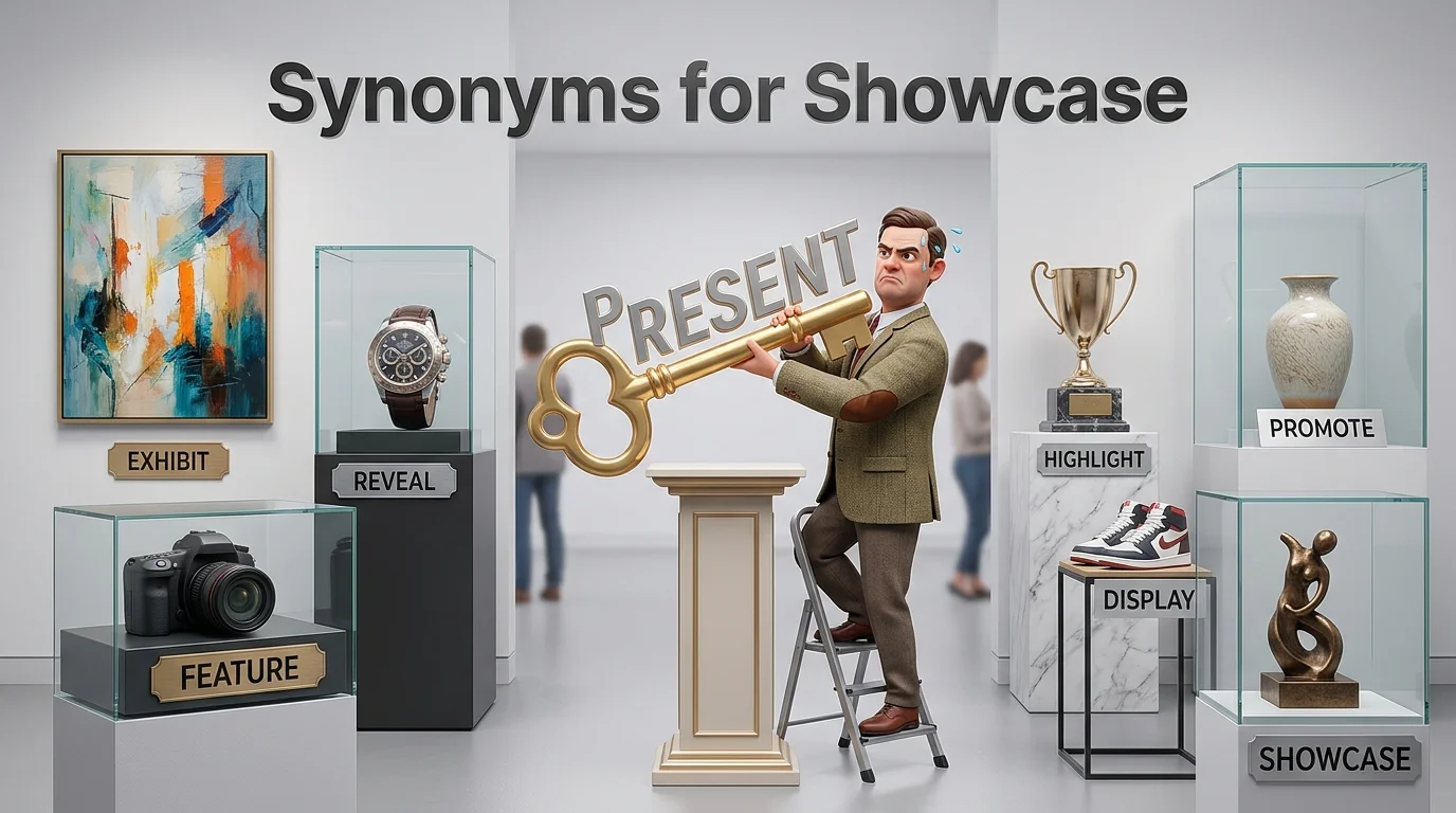 synonyms for showcase