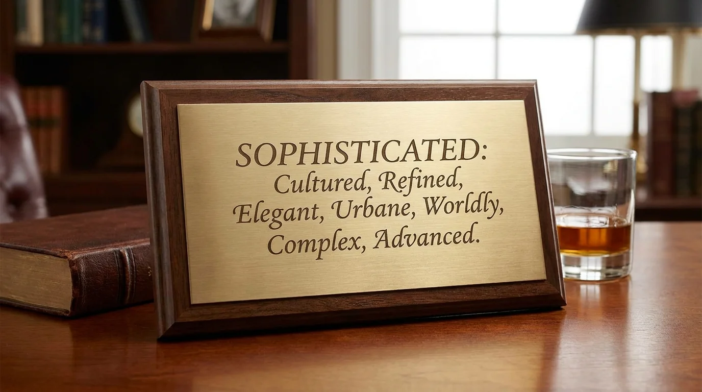 synonyms for sophisticated
