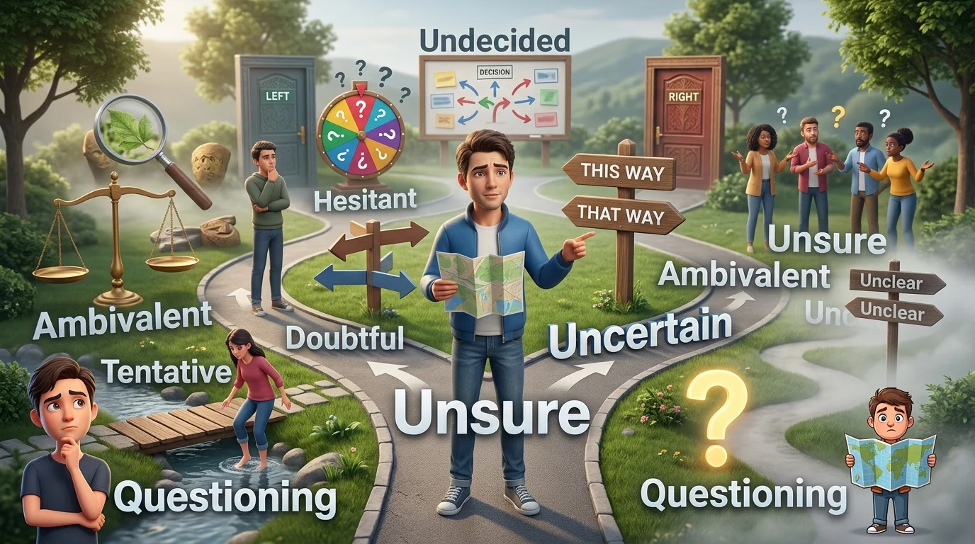 synonyms for unsure