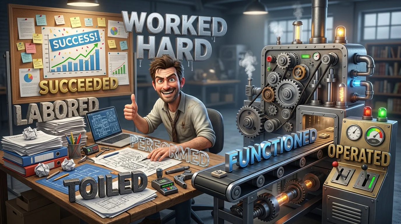 synonyms for worked