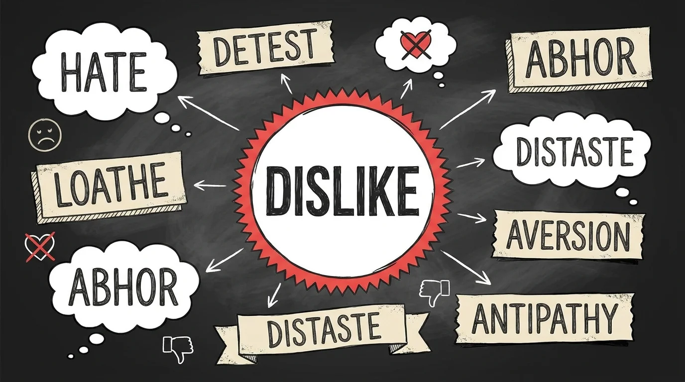 synonyms for dislike