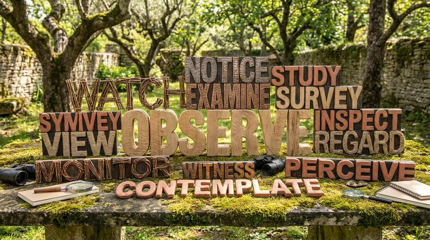 synonyms for observe