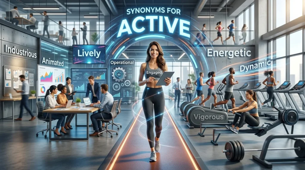 synonyms for active