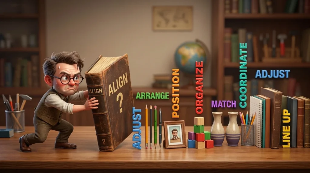 synonyms for align