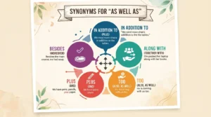 synonyms for as well as