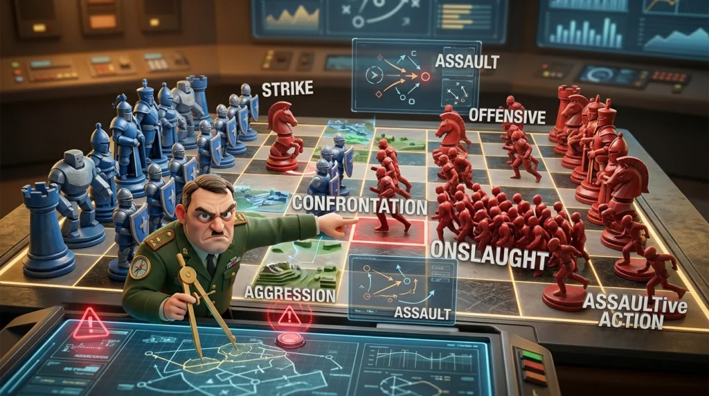 synonyms for attack