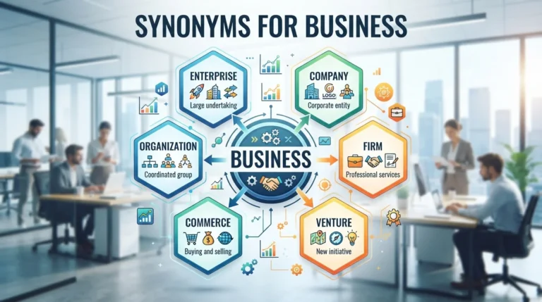 synonyms for business