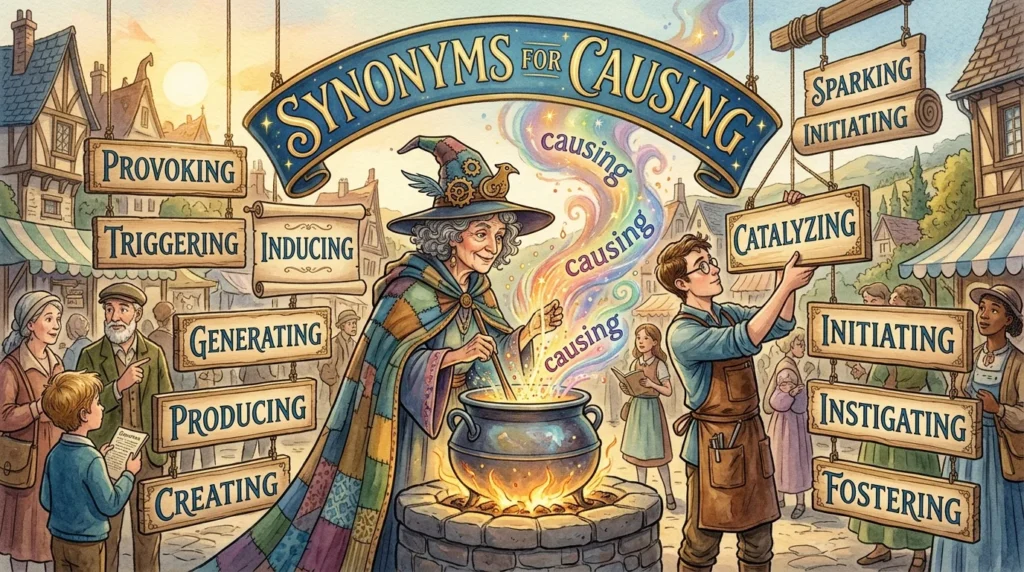 synonyms for causing