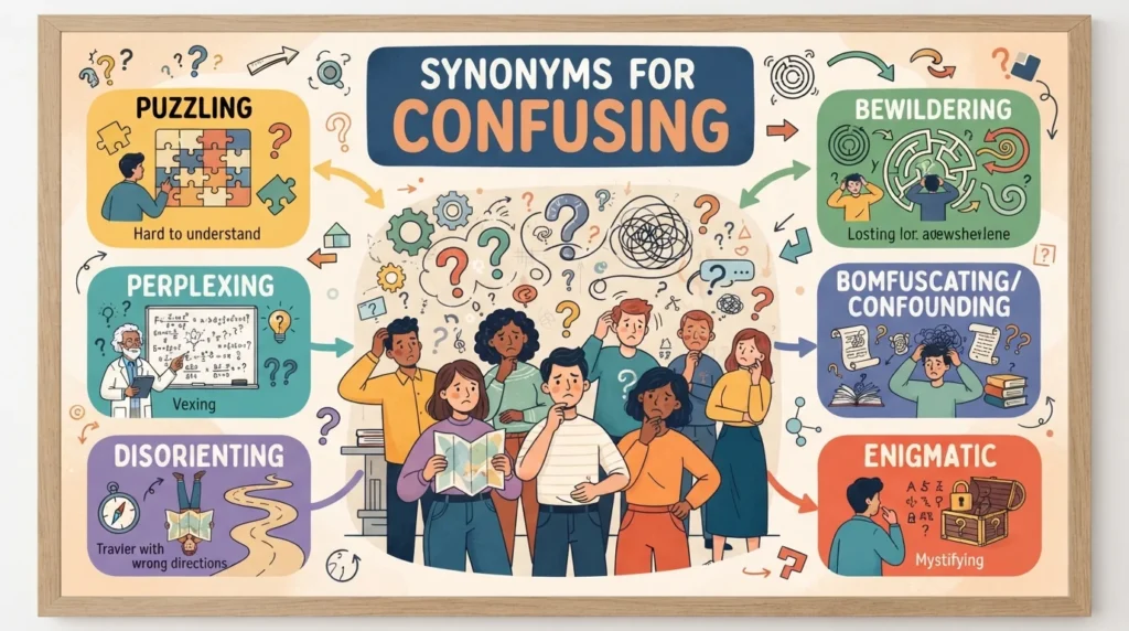 synonyms for confusing