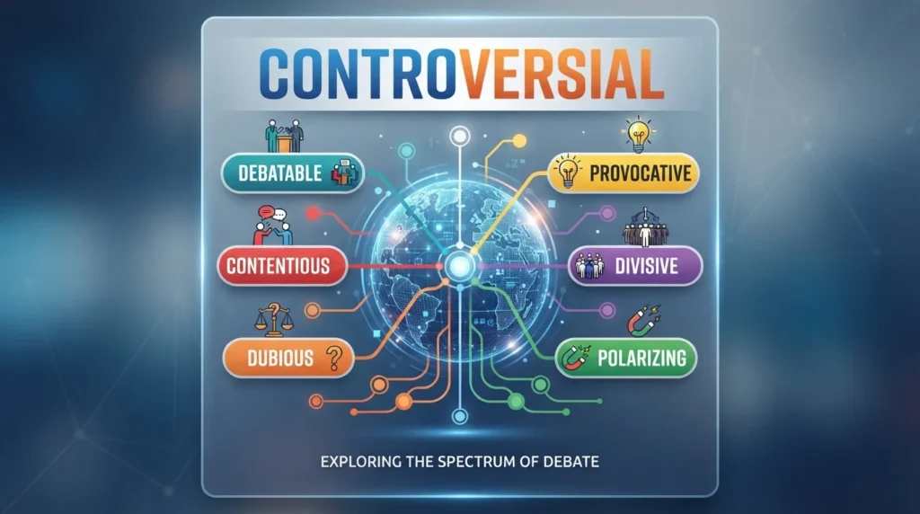 synonyms for controversial