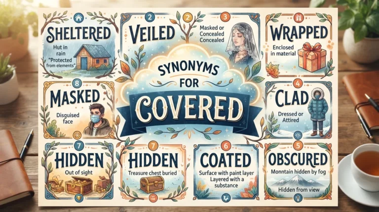 synonyms for covered