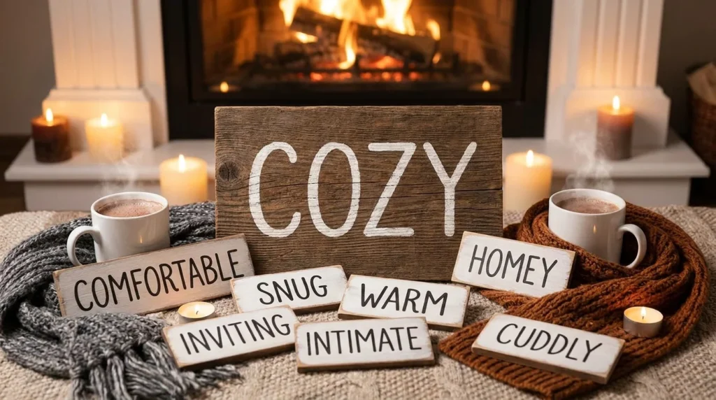 synonyms for cozy