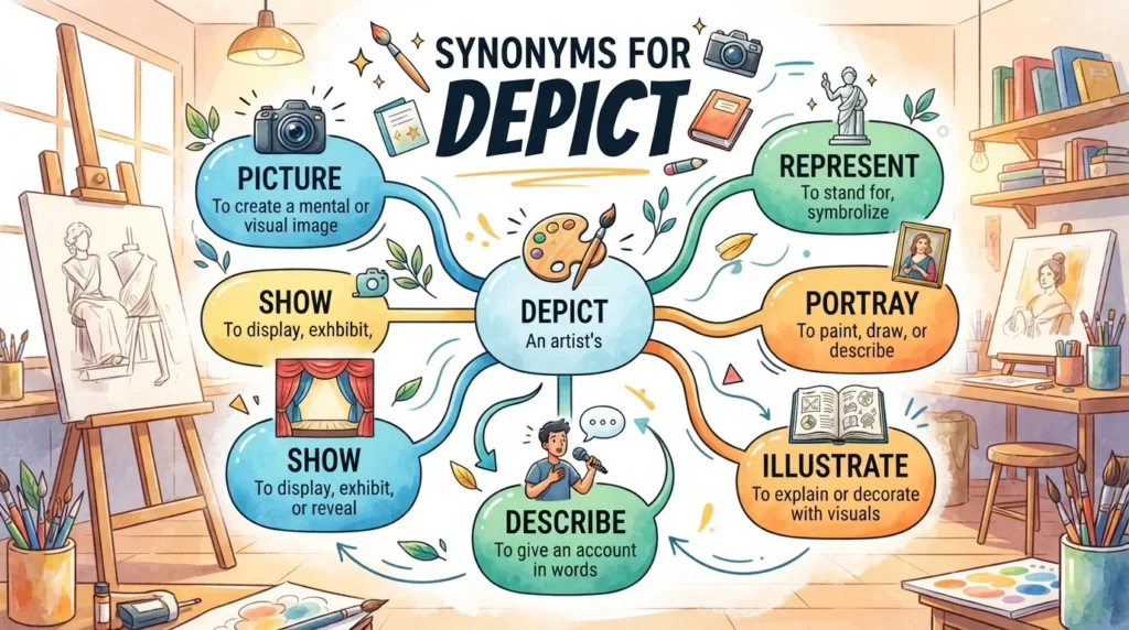 synonyms for depict