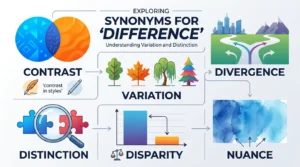 synonyms for difference