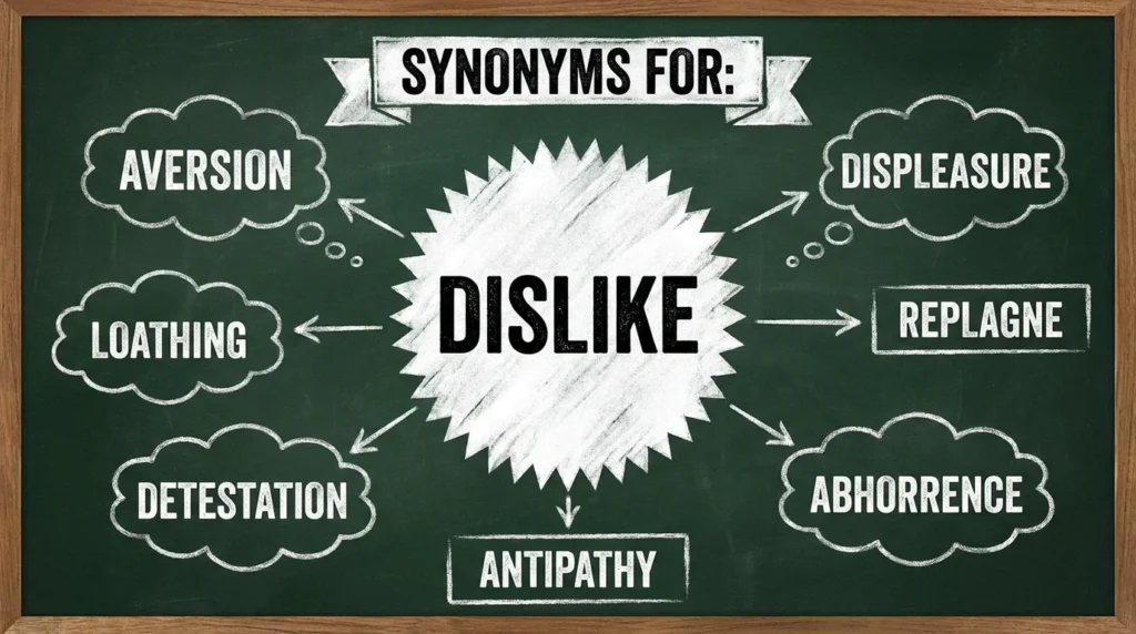 synonyms for dislike