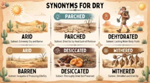 synonyms for dry